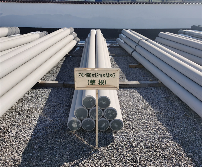 绥化190×12米钢筋混凝土水泥电线杆
