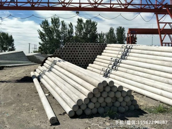 绥化190*10米非预应力水泥电线杆